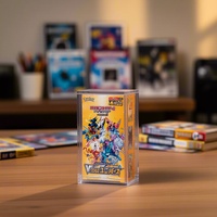 Boîtier de protection en acrylique transparent poli de haute qualité pour cartes TCG, idéal pour l'affichage en magasin de jeux de cartes à collectionner XC