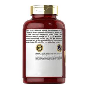 Olio di Krill Antartico Omega-3 con Astaxantina, 120 Capsule, Assorbimento Rapido, Integratore per Bellezza, Supporto per Cervello, Occhi e Capelli - Product Image 4