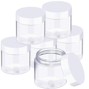 En Stock: Frascos de Plástico PET Transparente de Boca Ancha de 50ml-1000ml con Tapa de Rosca para Cuidado de la Piel y Lociones - Product Image 1