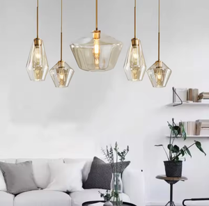 Zeal Lighting Simplicity Glass Lámpara colgante para comedor Clear Glass Pendant Light - Product Image 5