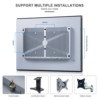 PC industriel sans ventilateur 15 pouces, Intel Alder Lake-N N97 Quad Core, DDR5, écran tactile PCAP, IP66, ordinateur HMI pour l'automatisation des usines intelligentes