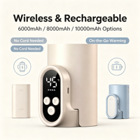 Nouveau chauffe-biberon sans fil mini portable rechargeable sans eau pour bébé, idéal pour les voyages et les sorties
