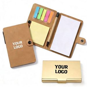 Wholesale Small <b>Pen</b> Combination for Promo Business Creative Gift Kraft Paper <b>Notepads</b> With Custom Logo - Product Image 1