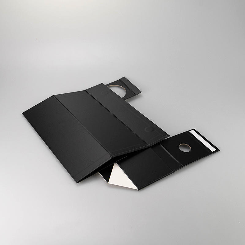 Black rollover wine box