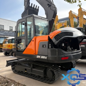 New Doosan Develon Dx80 Mini 8Ton Excavator with <b>Engine</b> Gearbox PLC & Motor-Korea Origin Tested & Inspected Original <b>Models</b> Dx80 - Product Image 1