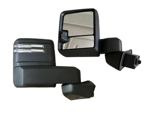 Nuevos Espejos Laterales Plegables Manualmente de Alta Calidad para GMC/Chevy 2500/3500 2019-2024, con Calefacción, Luz de Señal de Giro, Negros, 1 Año de Garantía - Product Image 1