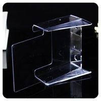 Support mural/de bureau en acrylique transparent pour prospectus A6, 188 mm x 100 mm, épaisseur 3 mm, pour brochures et cartes - Vente en gros