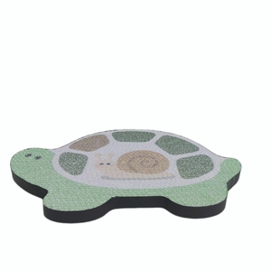 Grattoir pour chat en papier ondulé blanc classique durable de qualité supérieure, style tortue, emballage en carton écologique, polyvalent, personnalisé - Product Image 1
