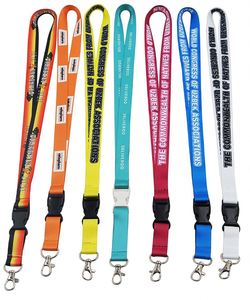 Lanières personnalisées sur mesure QM, impression par sublimation sur polyester, avec logo, pour outils de cou, fabrication sur mesure - Product Image 5