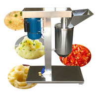 500 kg/h hachoir à ail pâte de tomate faisant la Machine poivre purée gingembre broyeur Machine oignon rectifieuse