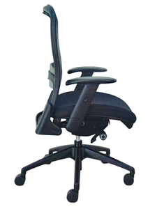Silla ejecutiva ergonómica moderna con marco de plástico Altura ajustable Espalda sólida giratoria suave para uso en la oficina - Product Image 6