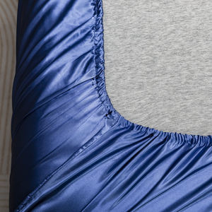 Nouvel Arrivage 2026 – Ensemble 3 Pièces Drap <span class=keywords><strong>Housse</strong></span> et Taies d'Oreiller en Satin – Lot de Literie Couleur Unie, Personnalisable - Product Image 4