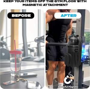 男女磁性健身包，水瓶架健身房磁性包公司，健身房磁性斜挎包 - Product Image 3