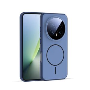 Honor magic8/magic8pro thiết kế kinh doanh Ốp điện thoại từ tính hai trong một kim loại da tương phản Màu sắc nút độc lập chống sốc - Product Image 3