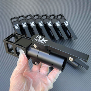 RJXHOBBY 20/25/30/40mm Abrazadera de Tubo de Aleación de Aluminio Tipo Paraguas para Brazo de Dron, Conector de Tubo Tipo Paraguas, Negro - Product Image 5