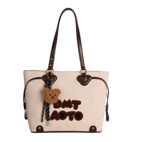 Nouveau Sac Fourre-tout Rétro Alphabet pour Femme 2026, Grand Sac à Main de Luxe à Bandoulière, Sac Fourre-tout Tendance Décontracté à Imprimé Lettres