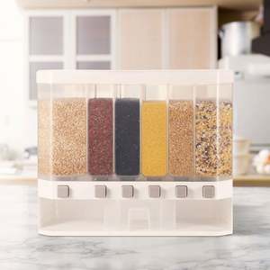 1pcs Lot de variétés Stockage facile Séparation des céréales alimentaires Séparation des céréales Plastique en vrac Stockage hermétique - Product Image 4