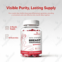 Gummies d'augmentation mammaire pour femmes, supplément extra fort pour le bien-être des seins féminins, gummies en forme d'ours, étiquette privée OEM disponible