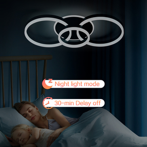 LED <strong>Ceiling</strong> <strong>Light</strong> IP44 Rated Metal Acrylic Construction Remote Control AC Modern Design <strong>for</strong> Living Room Bedroom Office 48W - Product Image 3