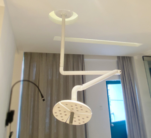 Mới Nâng Cấp 50W <span class=keywords><strong>LED</strong></span> Nha Khoa Đầu Hoạt động Hàng Đầu Đèn Phẫu Thuật Thú Y Y Tế Tường <span class=keywords><strong>Shadowless</strong></span> Kiểm tra Ánh Sáng - Product Image 6