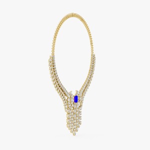 Excellent Quality Designer Diamond <b>Necklace</b> Luxury Jewelry For Women Bridal And Festive Wear Available For Sale - Product Image 1