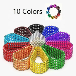 Aimants néodyme haute performance, boules Bucky arc-en-ciel, aimants industriels miniatures en vrac, anneaux colorés pour découpe, poinçonnage et pliage - Product Image 1