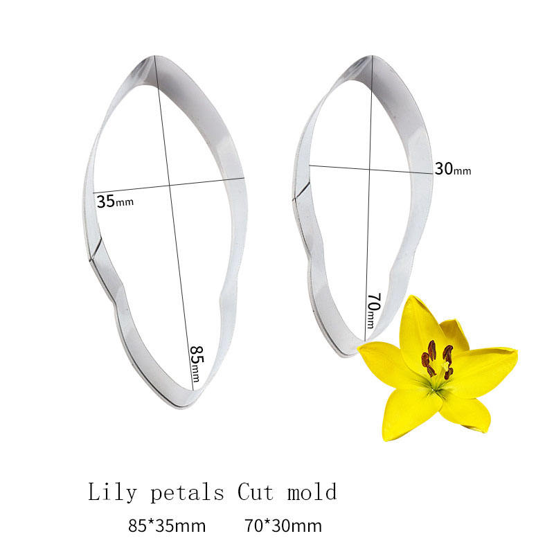 Moule découpé Pétales de lys D5009-5