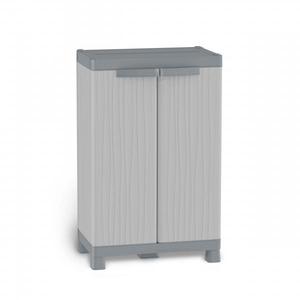 TERRY - 1002618 Gabinete exterior de 2 puertas 70x43,8x110 - 2 estantes interiores ajustables-2 contenedores-ARMARIOS EAN 8005646026188 - Product Image 1