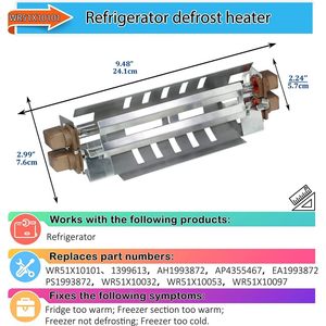 Pièce de rechange pour réfrigérateur en acier inoxydable WR51X10101 110-120 V, Installation facile - Product Image 2