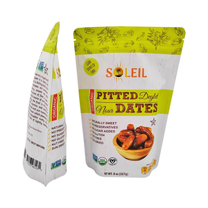 Sacs d'emballage de chips pochette <span class=keywords><strong>à</strong></span> fermeture éclair debout matériaux étanches <span class=keywords><strong>à</strong></span> l'humidité sacs en mylar alimentaire <span class=keywords><strong>à</strong></span> impression personnalisée de qualité alimentaire - Product Image 4