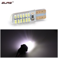 EURS T10 4014 Canbus Flash 24smd 6000K Aluminium aéronautique IP68 Étanche 500LM Adaptation universelle 12V Indicateur LED de stationnement pour voiture