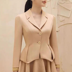 <span class=keywords><strong>Falda</strong></span> plisada de negocios, traje de oficina, <span class=keywords><strong>falda</strong></span> larga de gasa, trajes elegantes Acampanados para oficina, conjuntos de trajes de <span class=keywords><strong>falda</strong></span> para mujer - Product Image 5