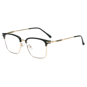 Bleu reflet optique ordinateur tr90 inoxydable noir sourcil or oculos anti luz azul femmes hommes 2024 bluelight lunettes - Product Image 1