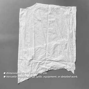 Trapos de Limpieza Ecológicos en Bolsa de 10 kg, Trapos de Algodón Blancos para Limpieza de Máquinas, Trapos de Algodón para Limpiar - Product Image 3