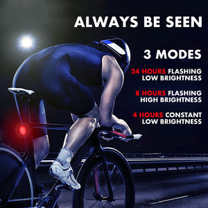 Antusi A8 Pro 自転車用スマートLEDテールライト 防犯アラーム ホーン機能付 防水 リモコン付 ナイトライド用 - Product Image 6