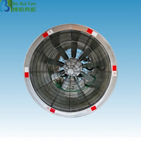 Ventilateur de ventilation de tunnel industriel à haut débit d'air, robuste, électrique, OEM/ODM pour projets routiers
