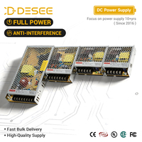 Fuente de Alimentación DESEE de 24V 12V 50W 75W 100W 150W 200W 250W 350W, Fuente de Alimentación Conmutada para Tiras de Luz LED