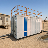 Équipement de traitement des eaux usées MBR intégré en acier inoxydable 304 316L pour les eaux usées industrielles domestiques et les camps miniers