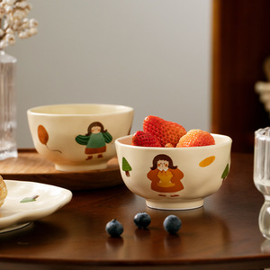 Ceramic Cartoon Tableware Dinner Dishes Mugs Home Hotel Irregular Porcelain <strong>Dinnware</strong> - Product Image 5