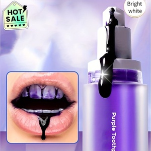 Pasta Dental Correctora de Color Morado OEM <span class=keywords><strong>V34</strong></span>, Aclara Instantáneamente los Dientes Amarillos, Neutralizador de Tono, Menta, 30 ml - Product Image 1