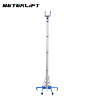 Support de levage robuste pour enceintes Line Array, capacité 300 kg, élévateur manuel de matériaux, treillis de levage portable pour scène extérieure