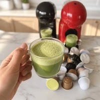 Capsules de latte au matcha bio compatibles avec les machines Dolce Gusto, douces et sans goût amer pour Nescafé Dolce Gusto