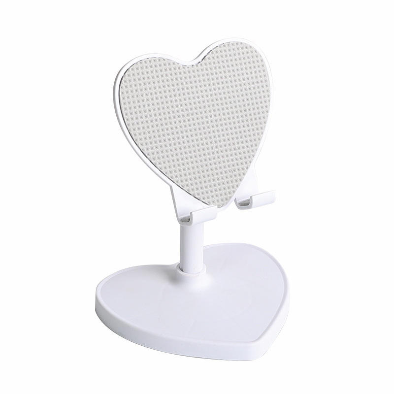 New plastic heart-shaped stand (white)