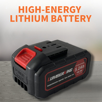 Tronçonneuse à batterie 56v 8 pouces sans fil Mini tronçonneuse avec chargeur