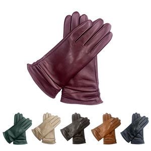 Guantes y Manoplas de Cuero Genuino Térmicos para Invierno, Disponibles en Stock, para Mujer u Hombre, Uso en Exteriores y Fiestas - Product Image 1