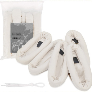 Lot de 4 sacs de rangement en coton respirant, réutilisables et lavables, pour organiser les aliments, le camping en plein air, la cuisine et le garde-manger, pour une conservation optimale - Product Image 2