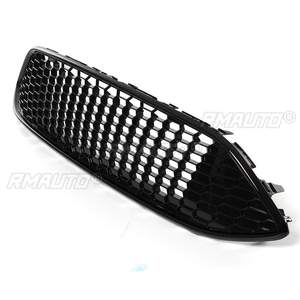 2015-2017 Ford Focus Mk3 Exterior Enhancement Black Honeycomb <b>Mesh</b> Car Front Bumper Centre <b>Grill</b> Panel Grille Fit - Product Image 4