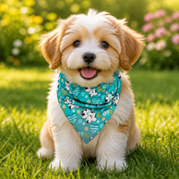 Bandana pour chien personnalisé à tous les motifs, réversible, lavable, foulard triangulaire, vente en gros, accessoire pour chiot et chat