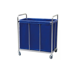 Hoge Kwaliteit Roestvrij Staal Medisch Afval Kar Patiënt <span class=keywords><strong>Trolley</strong></span> Voor Ziekenhuis Gebruik Voor Vuil Linnen Transport - Product Image 3