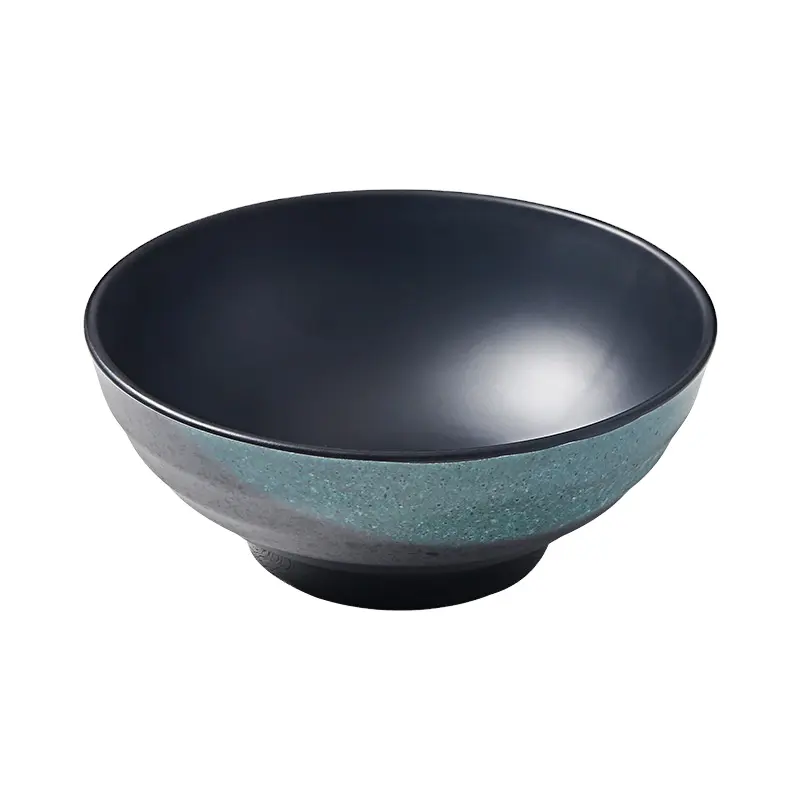 Wholesale price A5 food grade large melamine ramen noodle soup bowl with more design for restaurant and home usage
